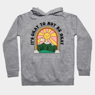 Vintage sun and mountains Hoodie